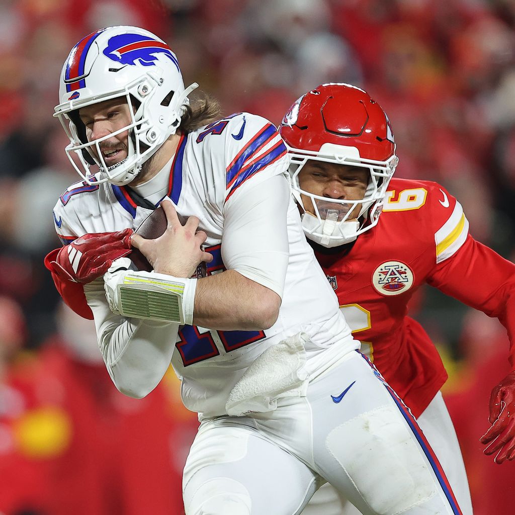 Josh Allen beim AFC Championship Game gegen die Kansas City Chiefs, Januar 2025