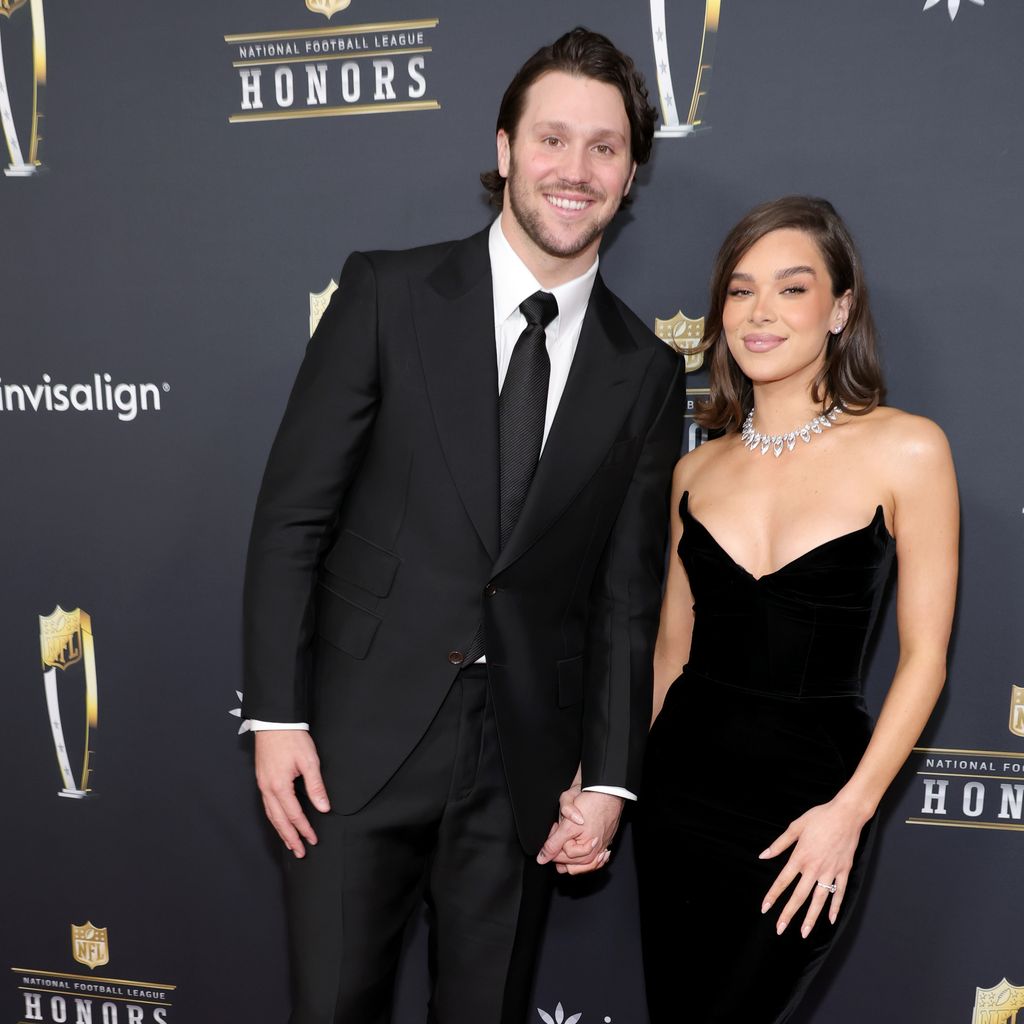 Josh Allen und Hailee Steinfeld, Februar 2025