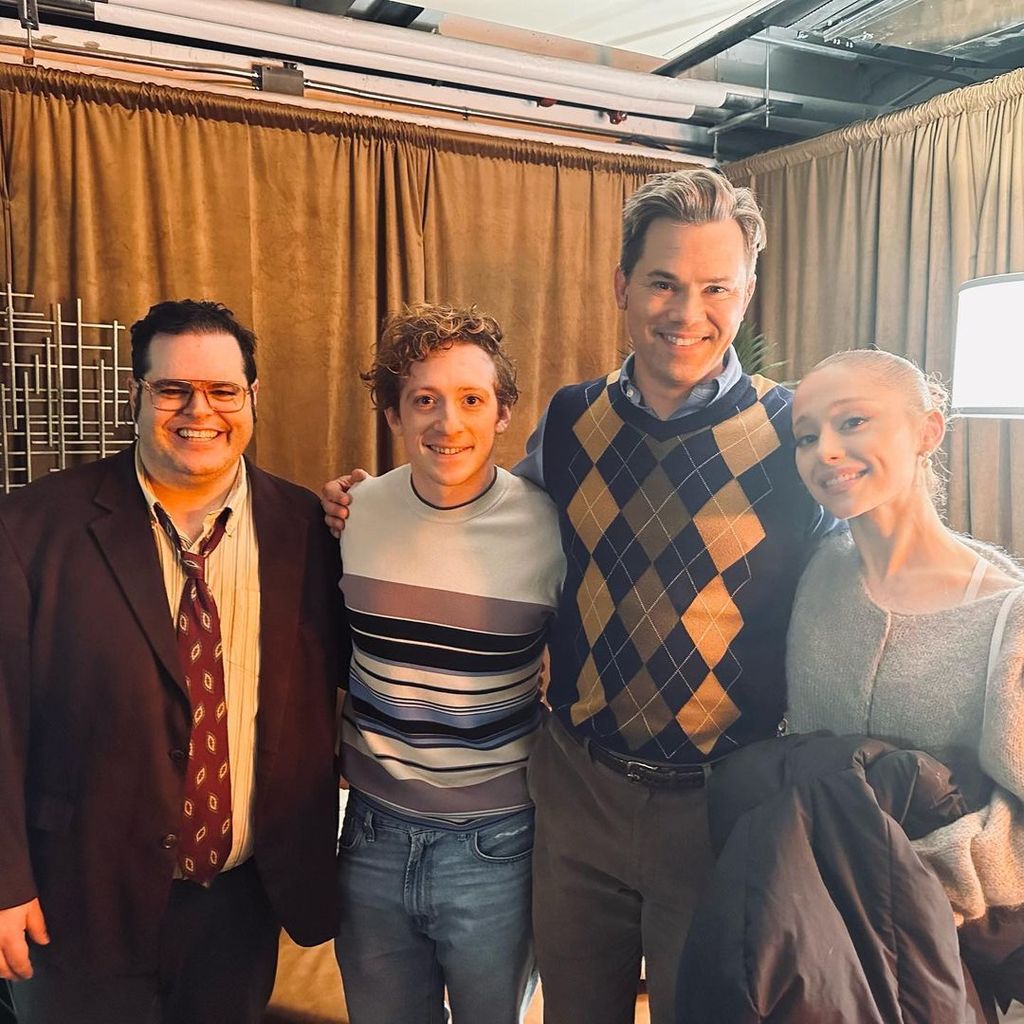 Josh Gad, Ethan Slater, Andrew Rannells und Ariana Grande, 2023