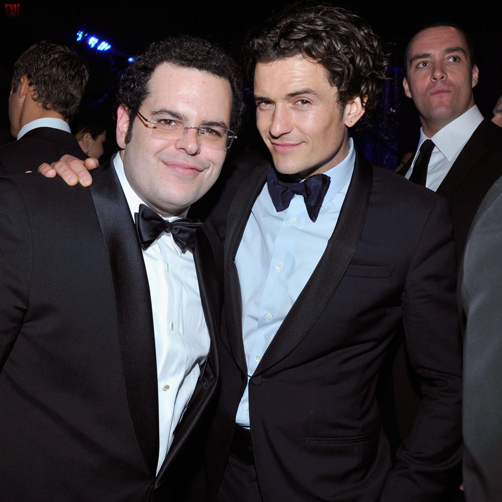 Josh Gad und Orlando Bloom bei den Golden Globe Awards in Los Angeles, Januar 2014