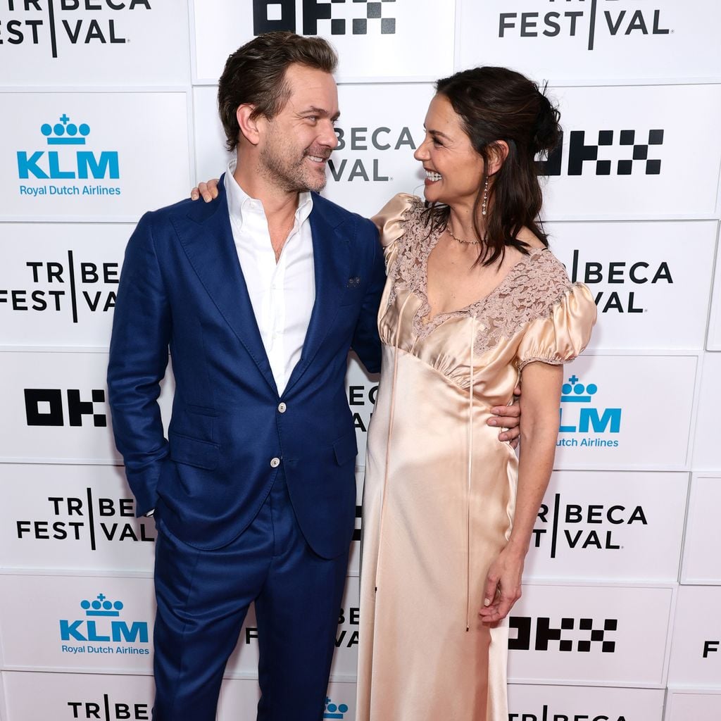 Joshua Jackson mit Katie Holmes bei der Premiere von "Happy Hours" beim Tribeca Festival, 6. Juni 2026