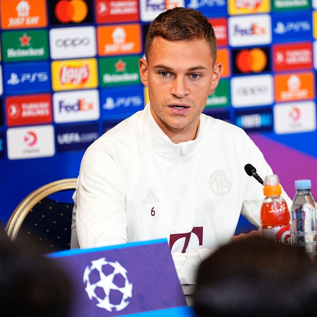 Joshua Kimmich bei einer PK