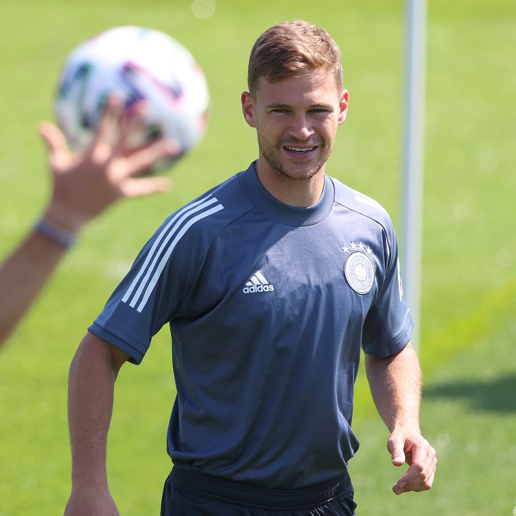 Joshua Kimmich während einer Trainingseinheit für die EM 2021