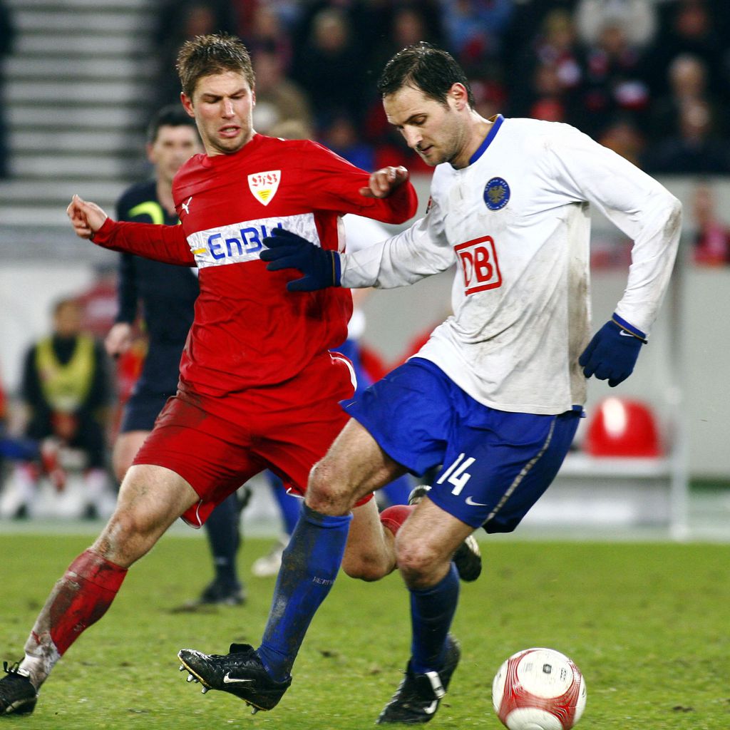 Josip Simunic und Thomas Hitzlsperger, Hertha gegen Stuttgart 2007