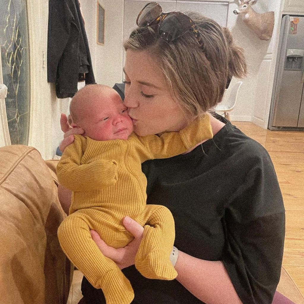 Joy-Anna Duggar Forsyth mit ihrem Sohn Gunner