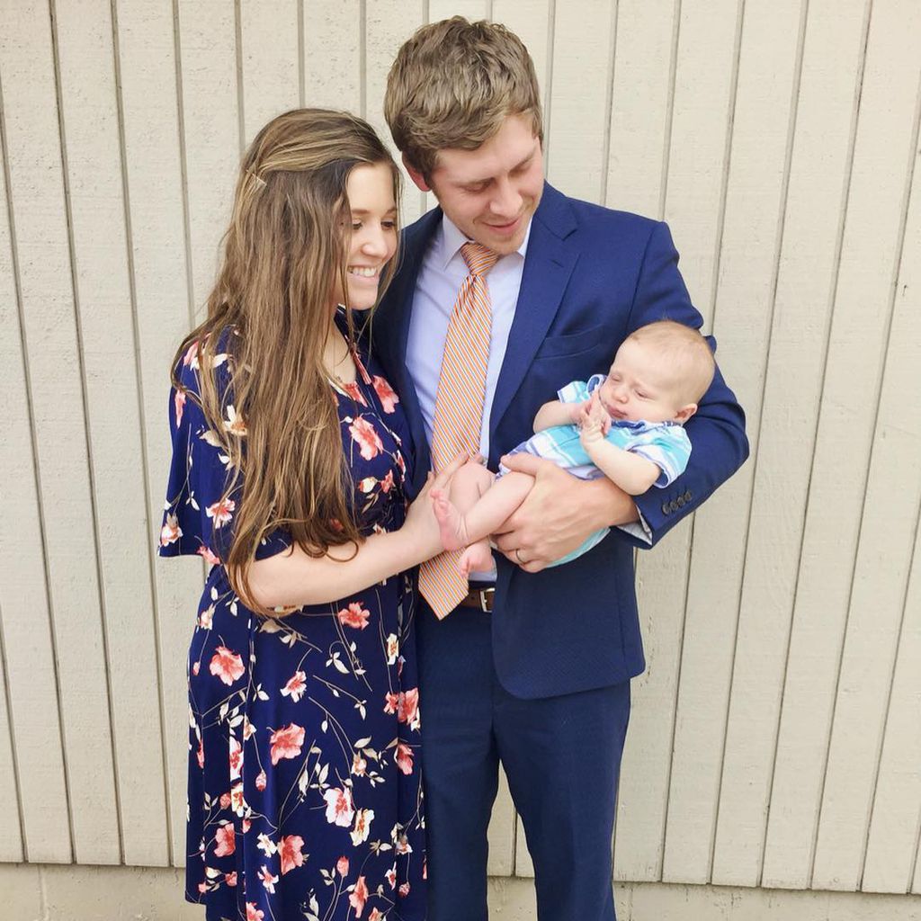Joy-Anna Duggar Forsyth mit ihrem Mann Austin und Söhnchen Gideon Martyn im Mai 2018