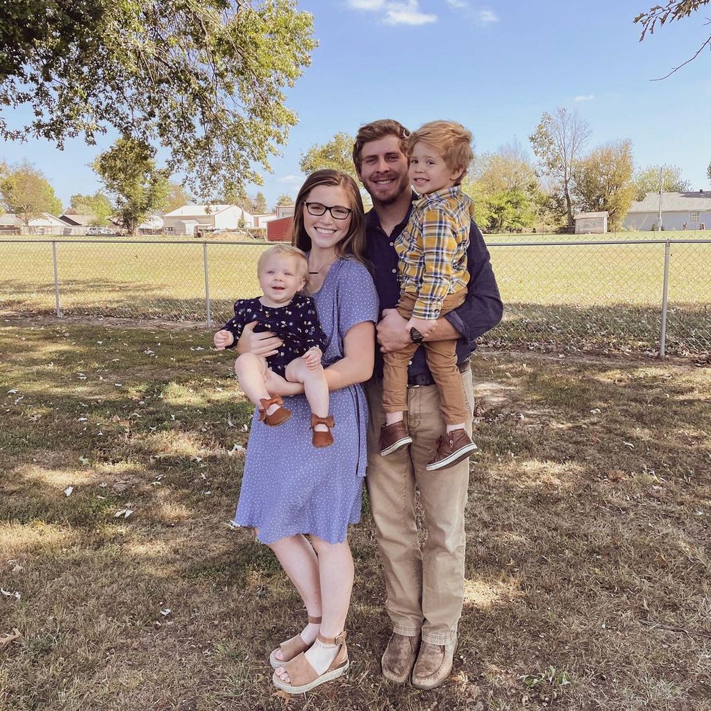 Joy-Anna Duggar Forsyth mit ihrer Familie im Oktober 2021