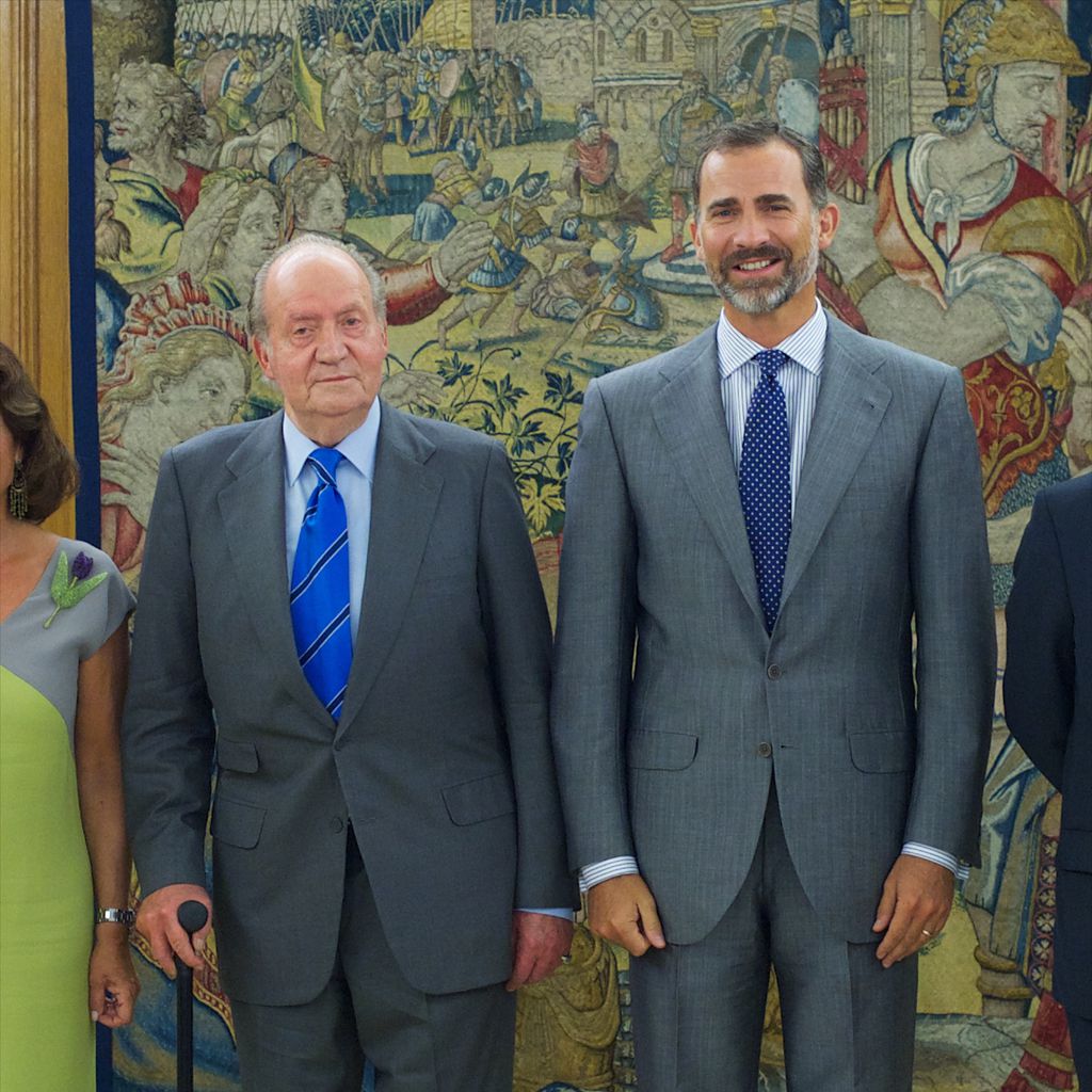 König Juan Carlos und König Felipe in Madrid, 2020