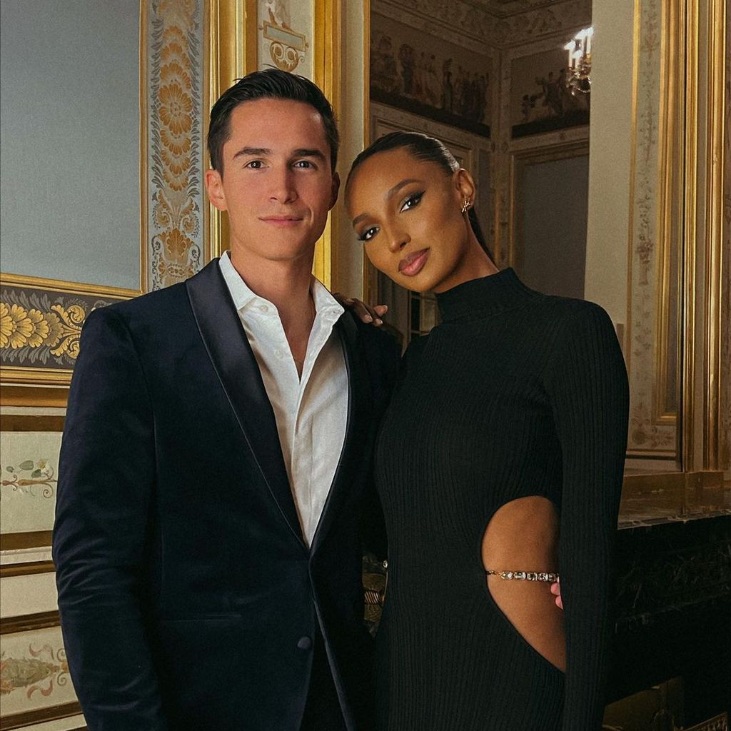 Juan David Borrero und Jasmine Tookes im Oktober 2022