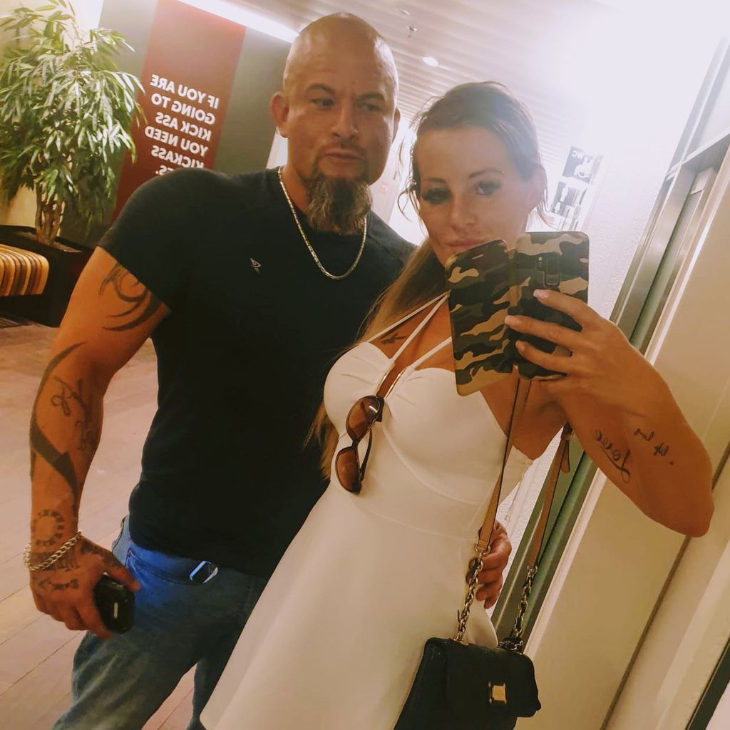 Juana Princess mit ihrem Ex-Partner Joe