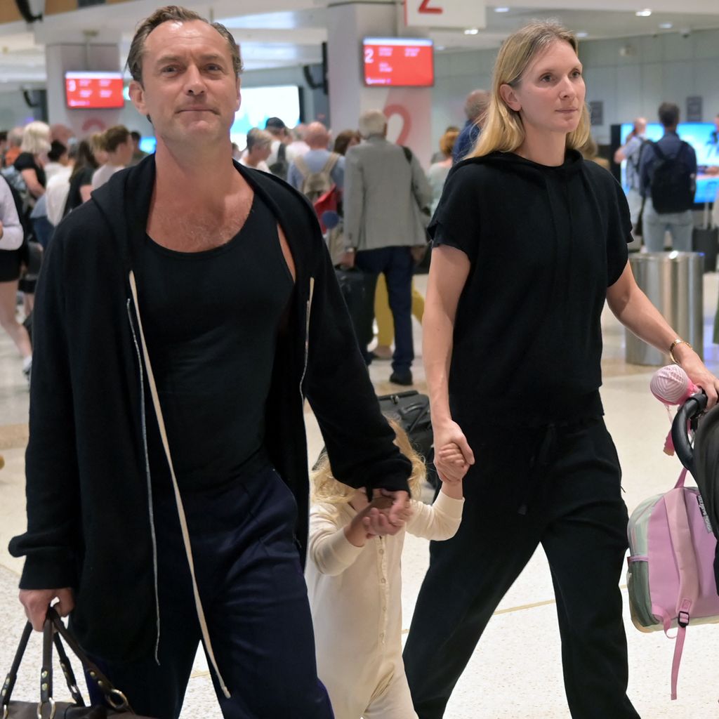 Jude Law und seine Familie im Februar 2024