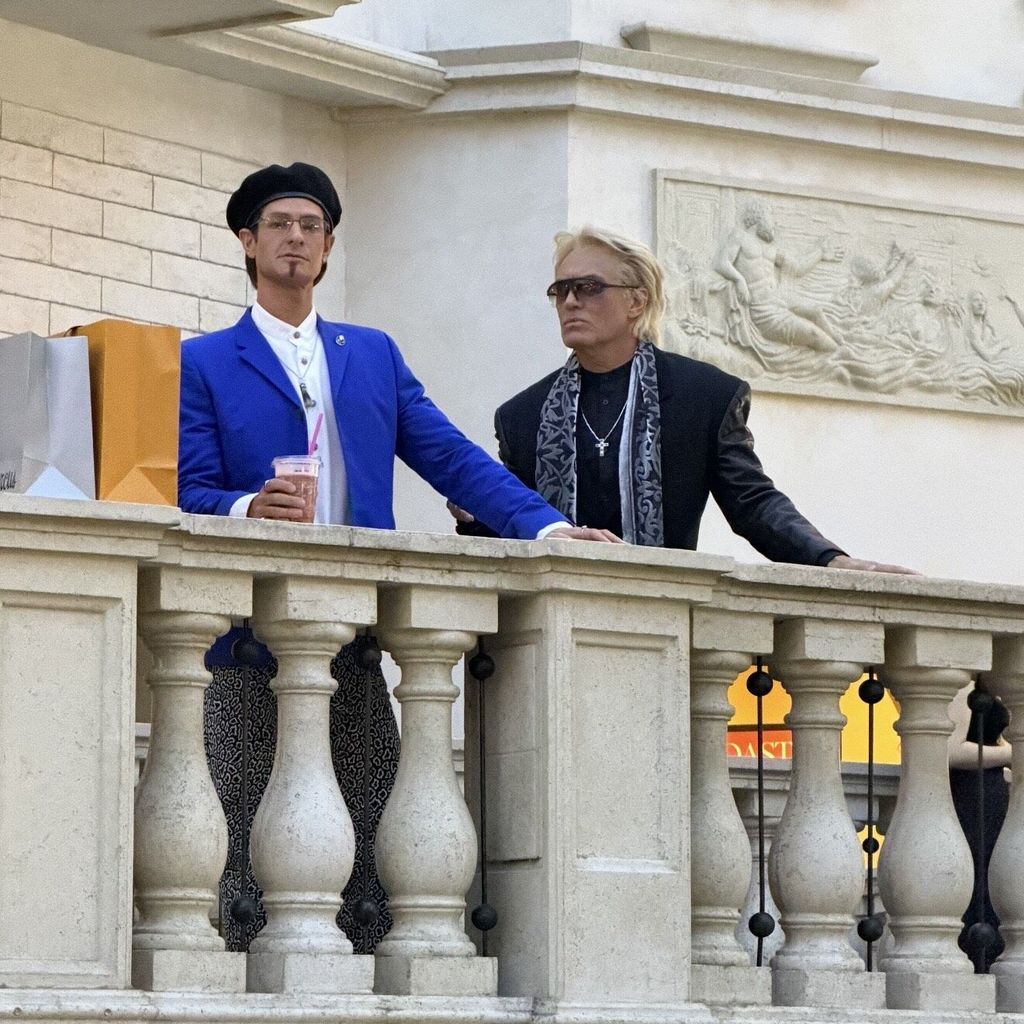 Jude Law und Andrew Garfield bei Dreharbeiten, Januar 2026