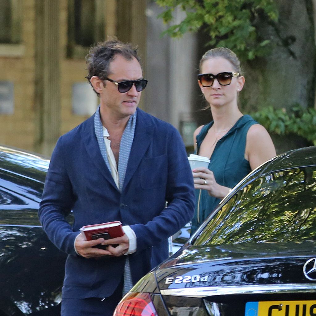 Jude Law und seine Frau Phillipa Coan im September 2019