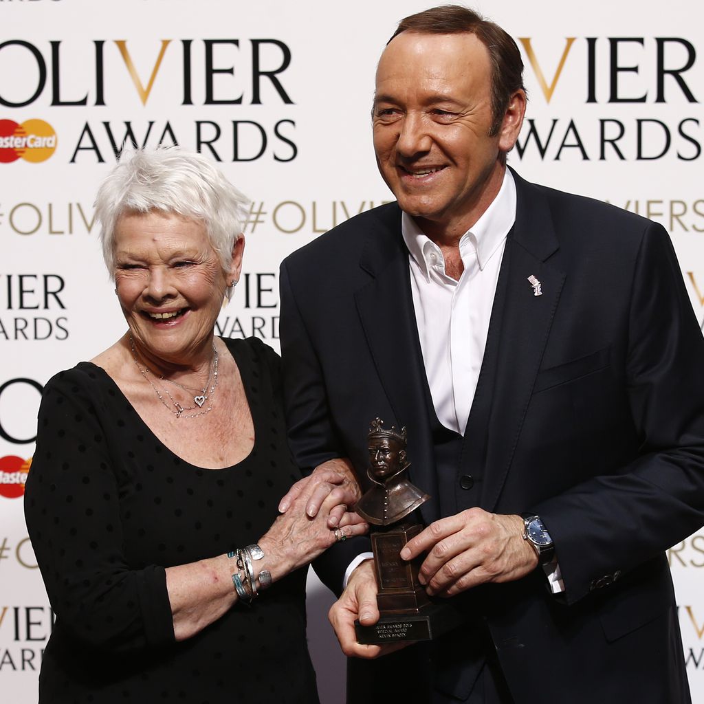 Judi Dench und Kevin Spacey in London 2015