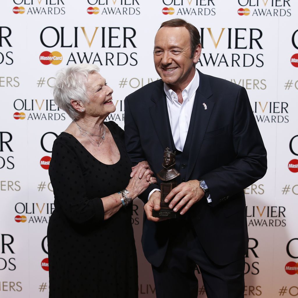 Judi Dench und Kevin Spacey im April 2015