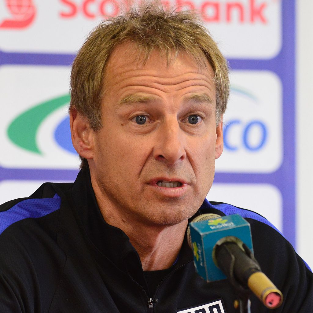 Jürgen Klinsmann bei einer Pressekonferenz