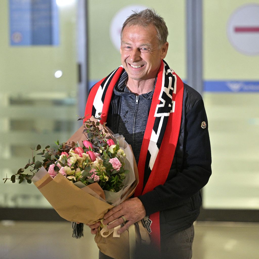 Jürgen Klinsmann bei seiner Vorstellung in Südkorea