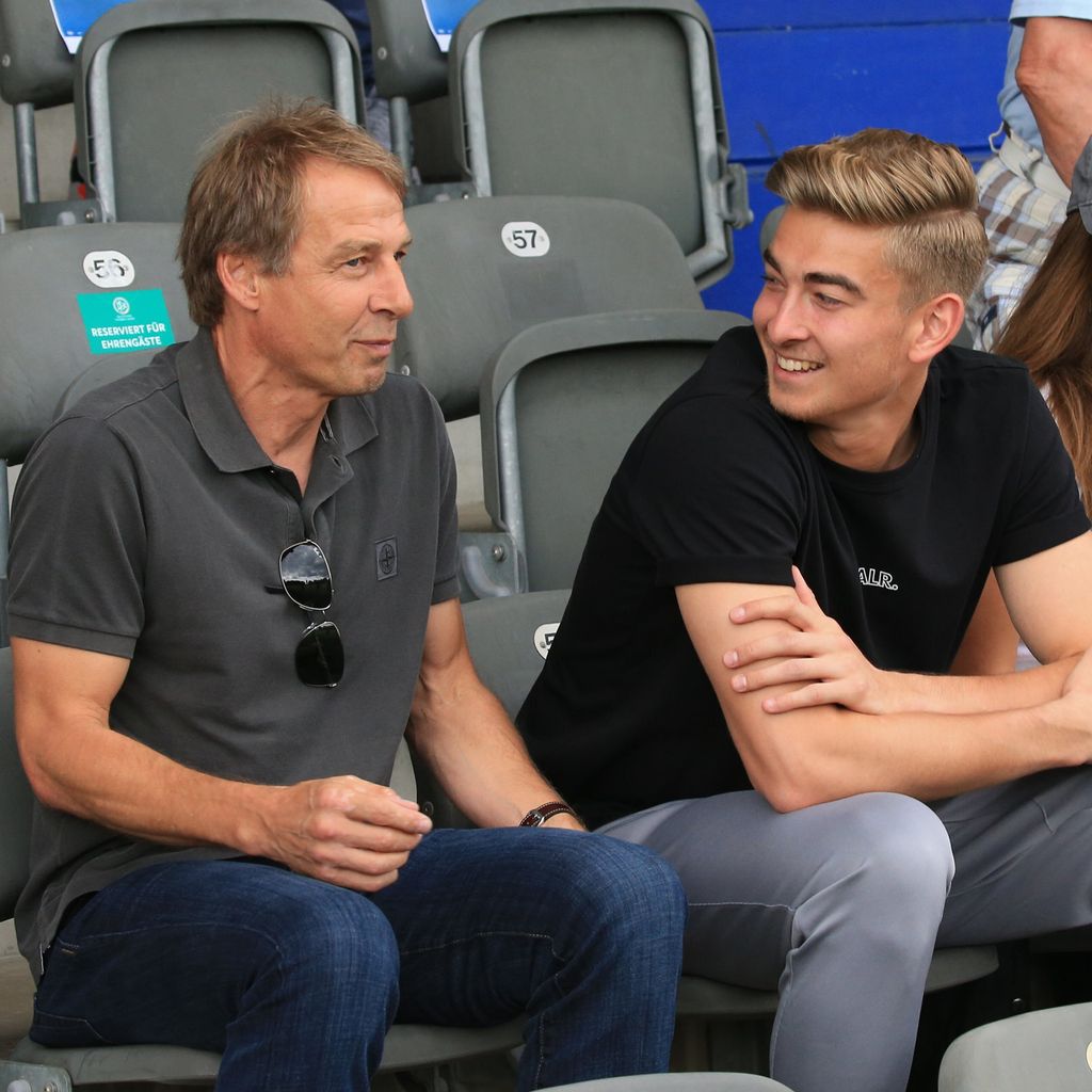 Jürgen Klinsmann mit Sohn Jonathan Klinsmann, August 2018