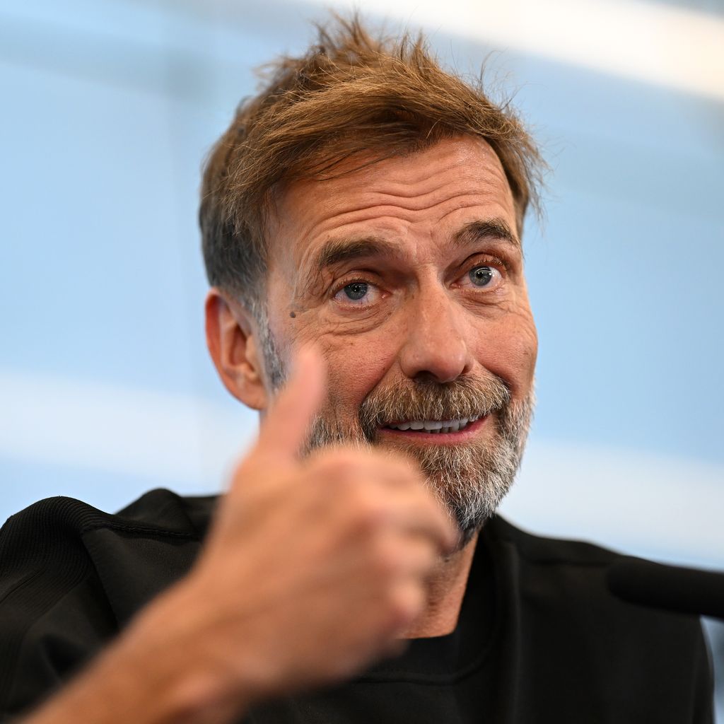 Jürgen Klopp bei der DFB-Pressekonferenz in Frankfurt am Mai, 24. Juli 2026