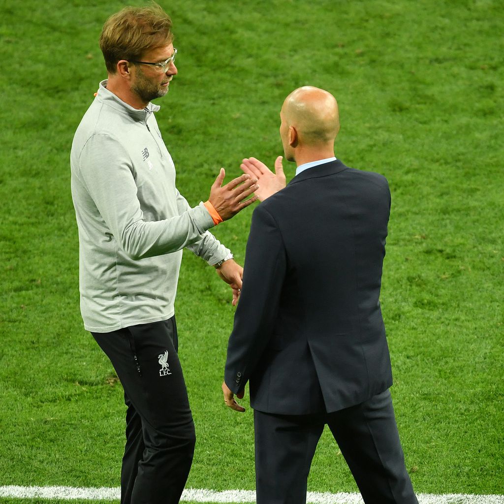 Jürgen Klopp und Zinedine Zidane