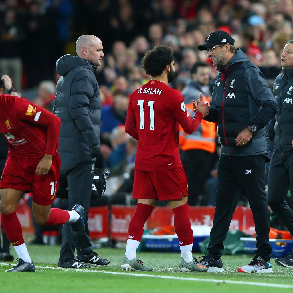 Jürgen Klopp und Mohamed Salah