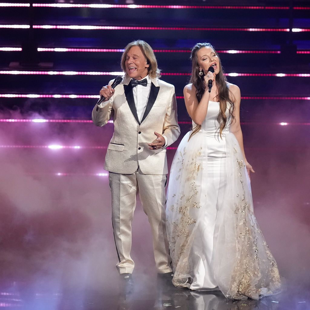 Jürgen und Joelina Drews beim letzten Auftritt des Sängers