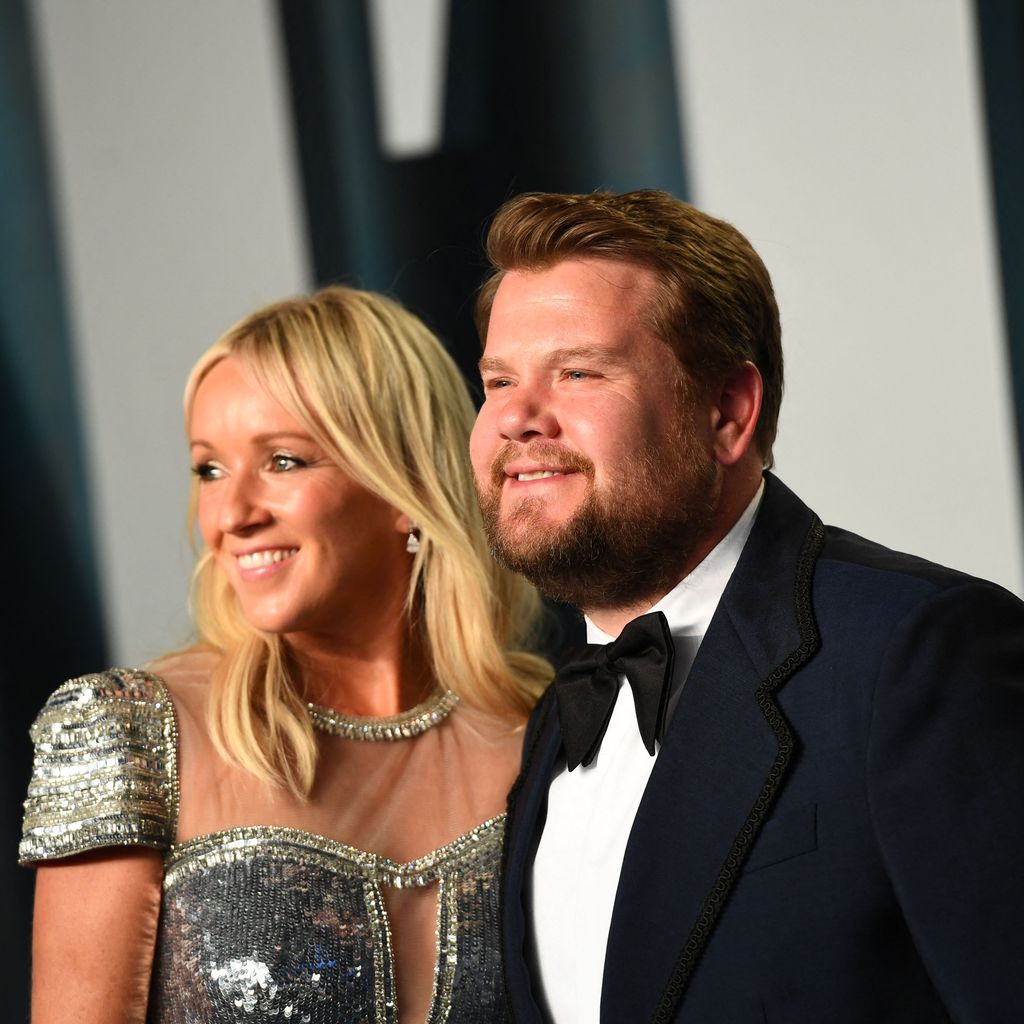 Julia Carey and James Corden im Jahr 2022 bei der Oscar Party