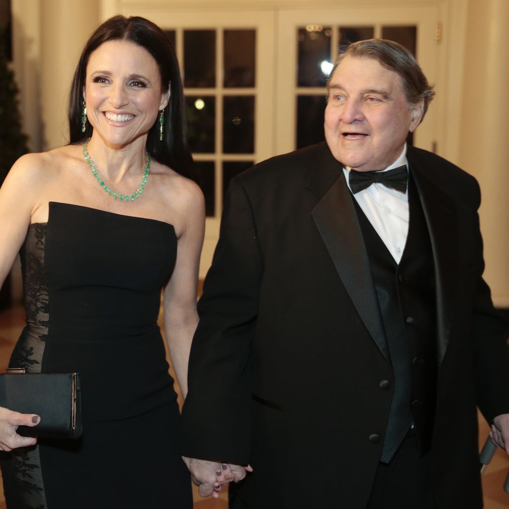 Julia und William Louis-Dreyfus beim US-Staatsbankett zu Ehren des französischen Präsidenten '14