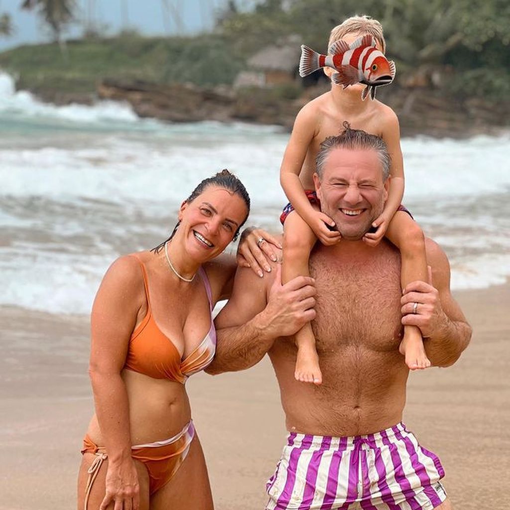 Julia Röntgen, Sasha und ihr gemeinsamer Sohn