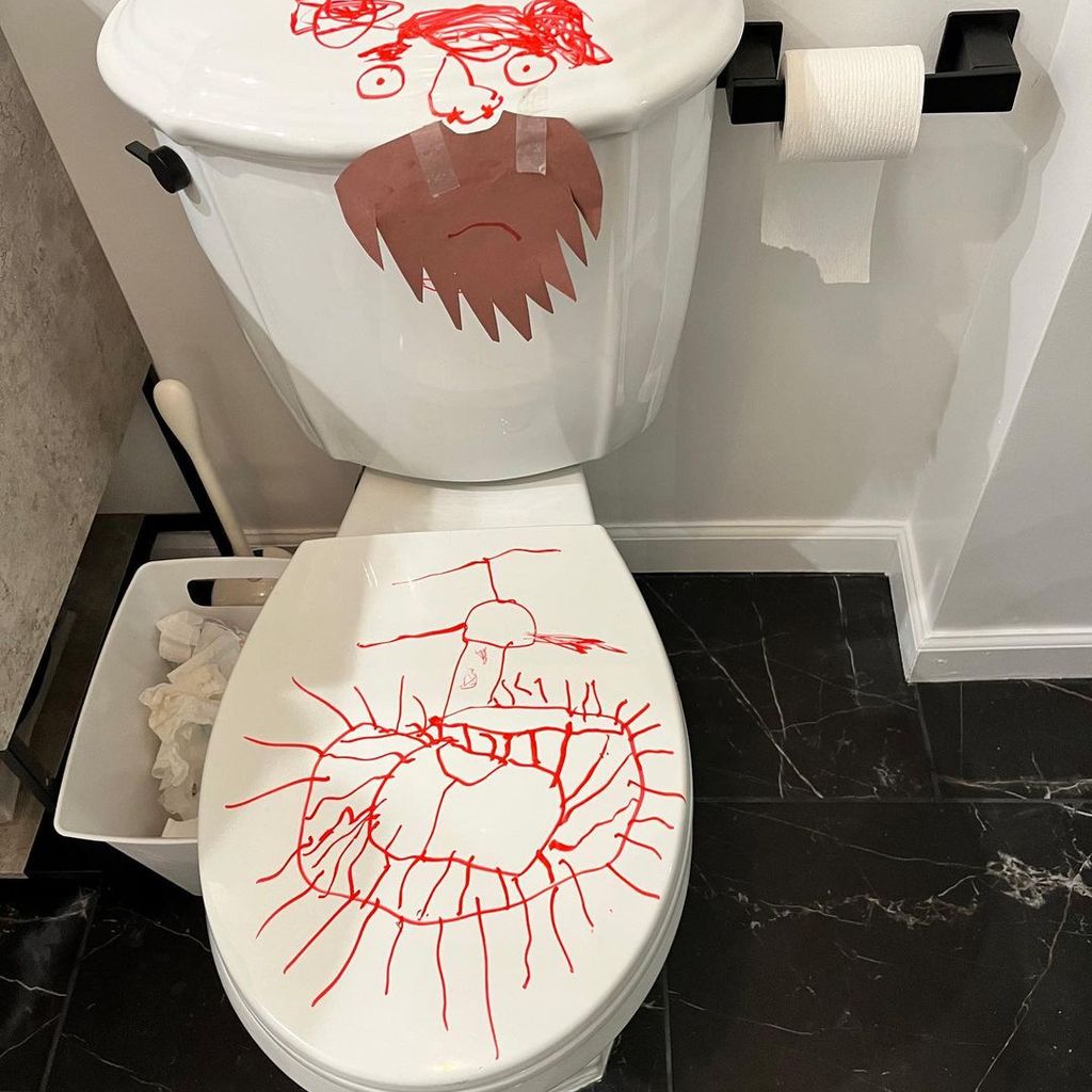 Julia Stiles' Toilette