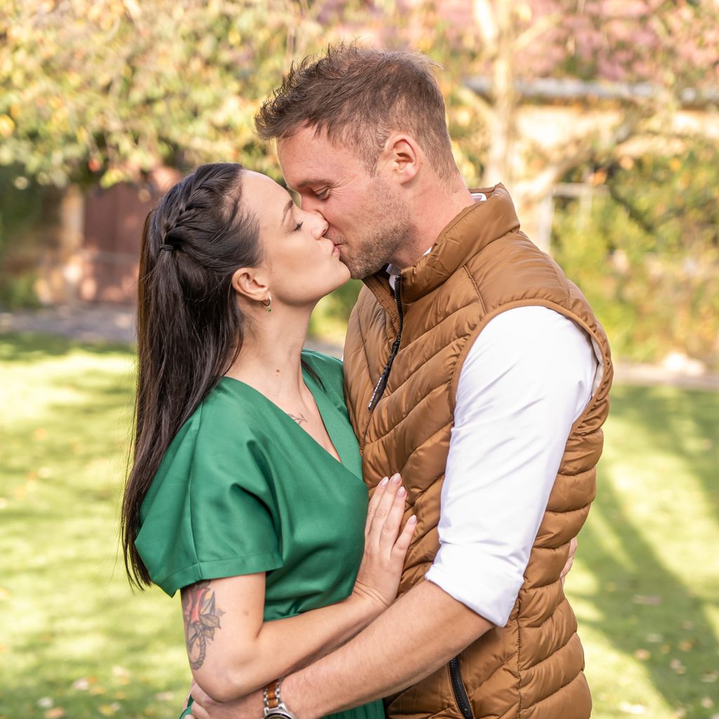 Julia und André beim "Bauer sucht Frau"-Finale 2023