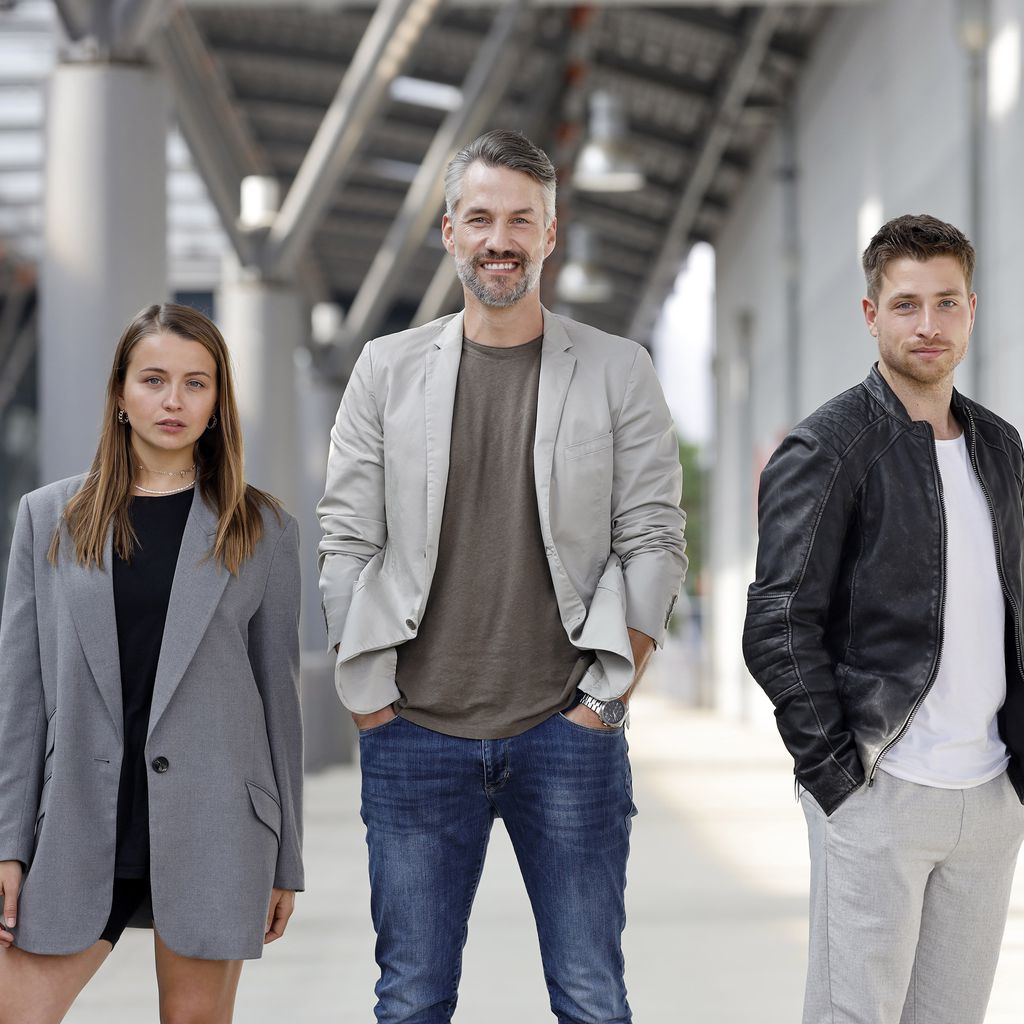 Julia Wiedemann, Stefan Bockelmann und Dominik Flade, "Alles was zählt"-Stars