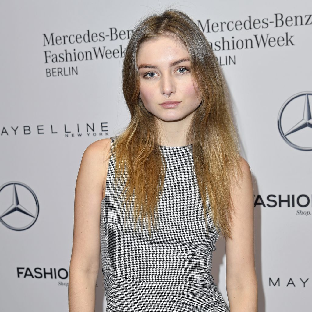 Julia Wulf 2017 bei der Fashion Week in Berlin