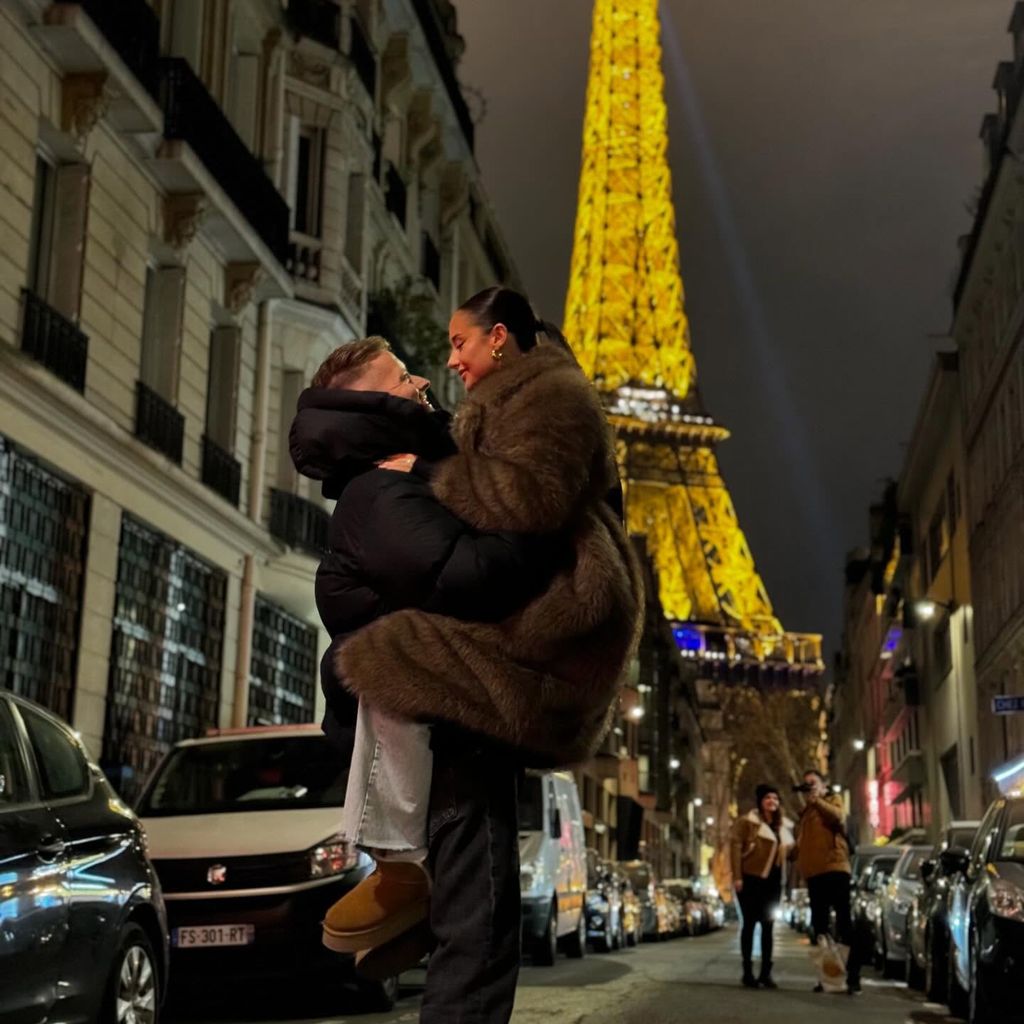 Julian Claßen und Palina im Januar 2025