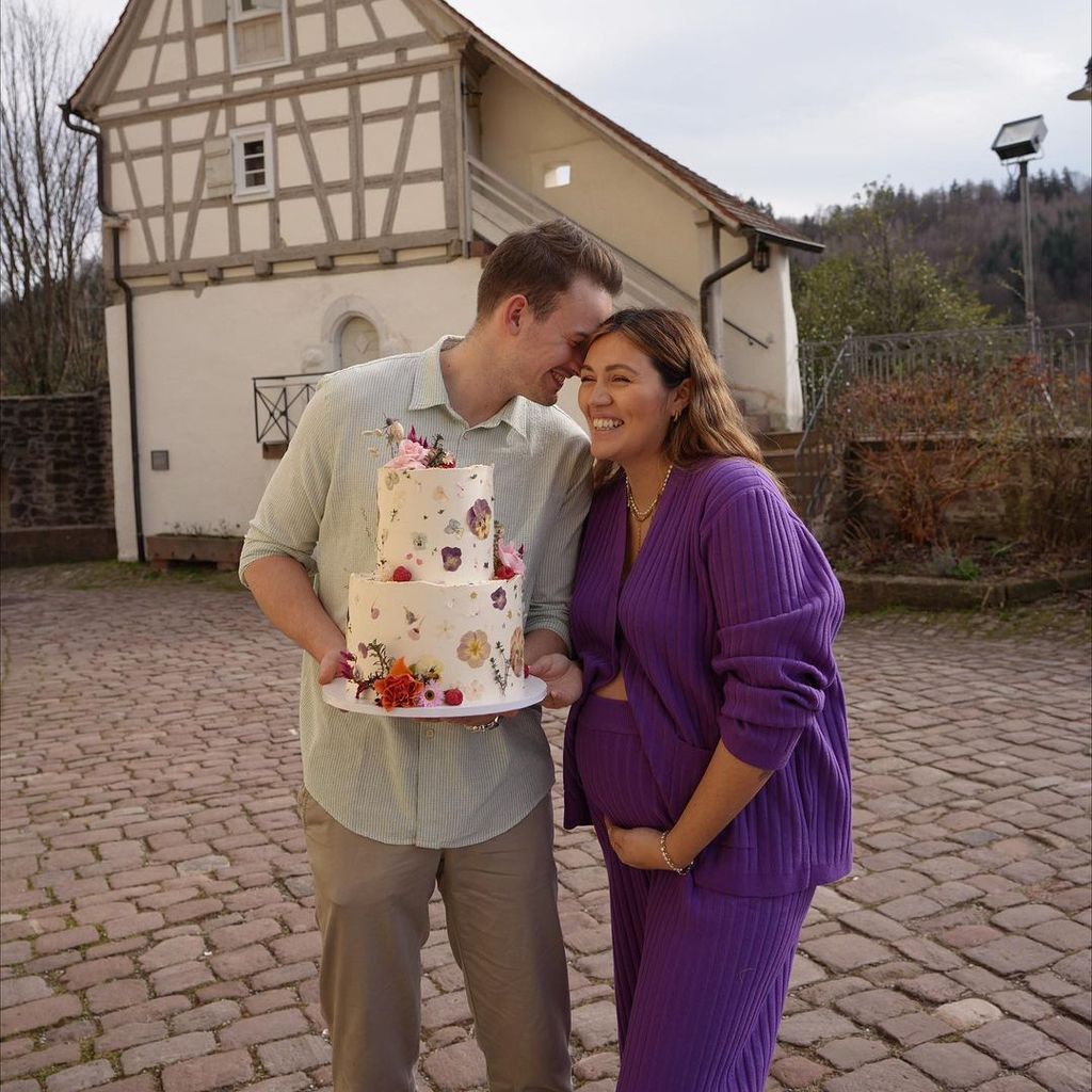 Julian Gutjahr und Anna Maria Damm im März 2023