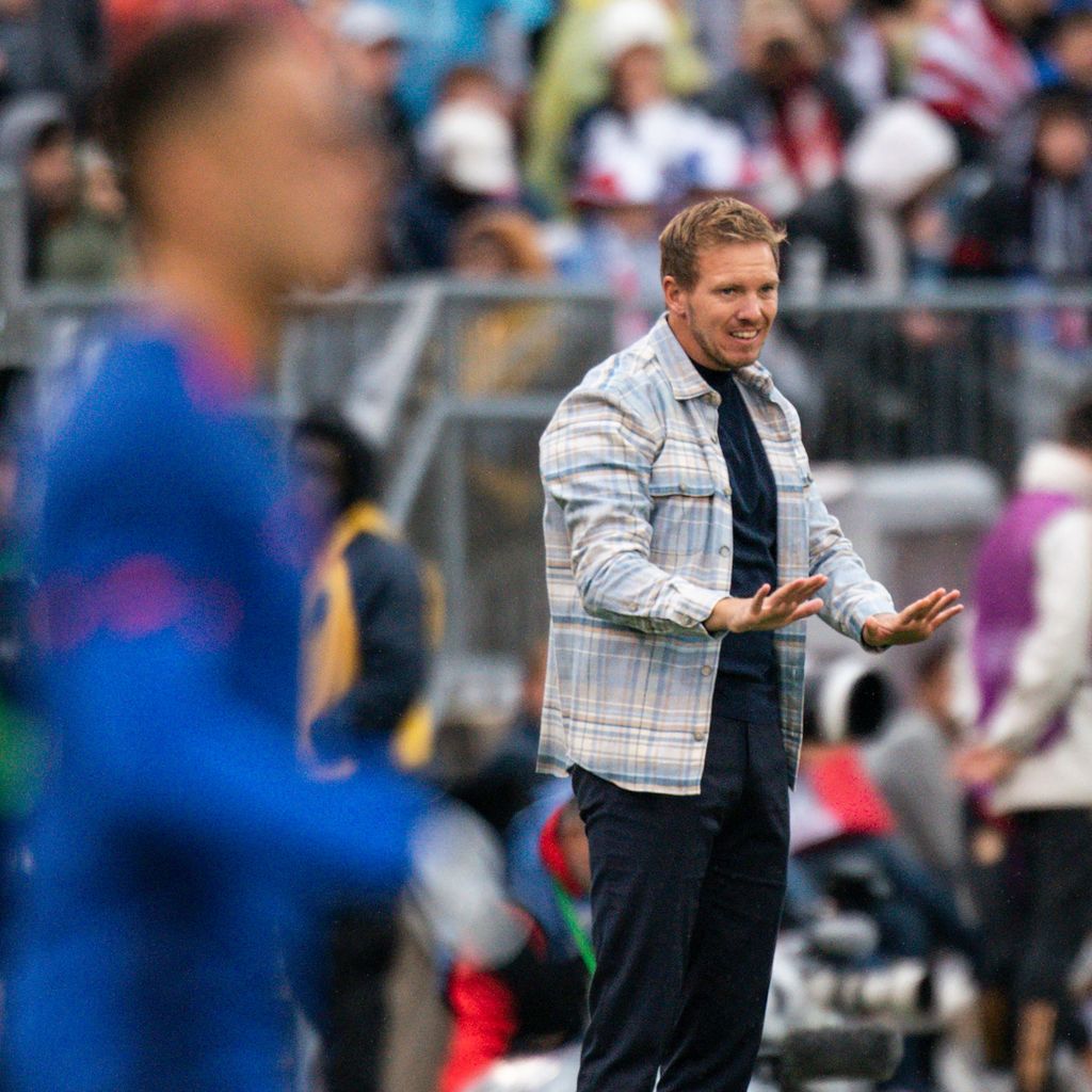 Julian Nagelsmann beim Freundschaftsspiel gegen die USA