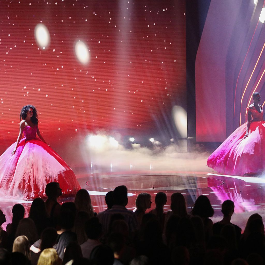 Julianna und Toni beim GNTM-Finale 2018