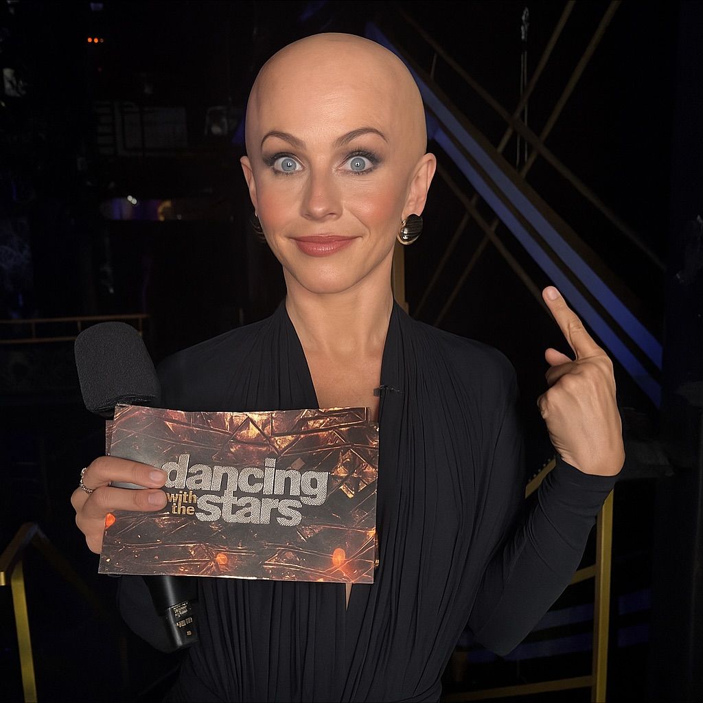Julianne Hough mit Fake-Glatze, Oktober 2025