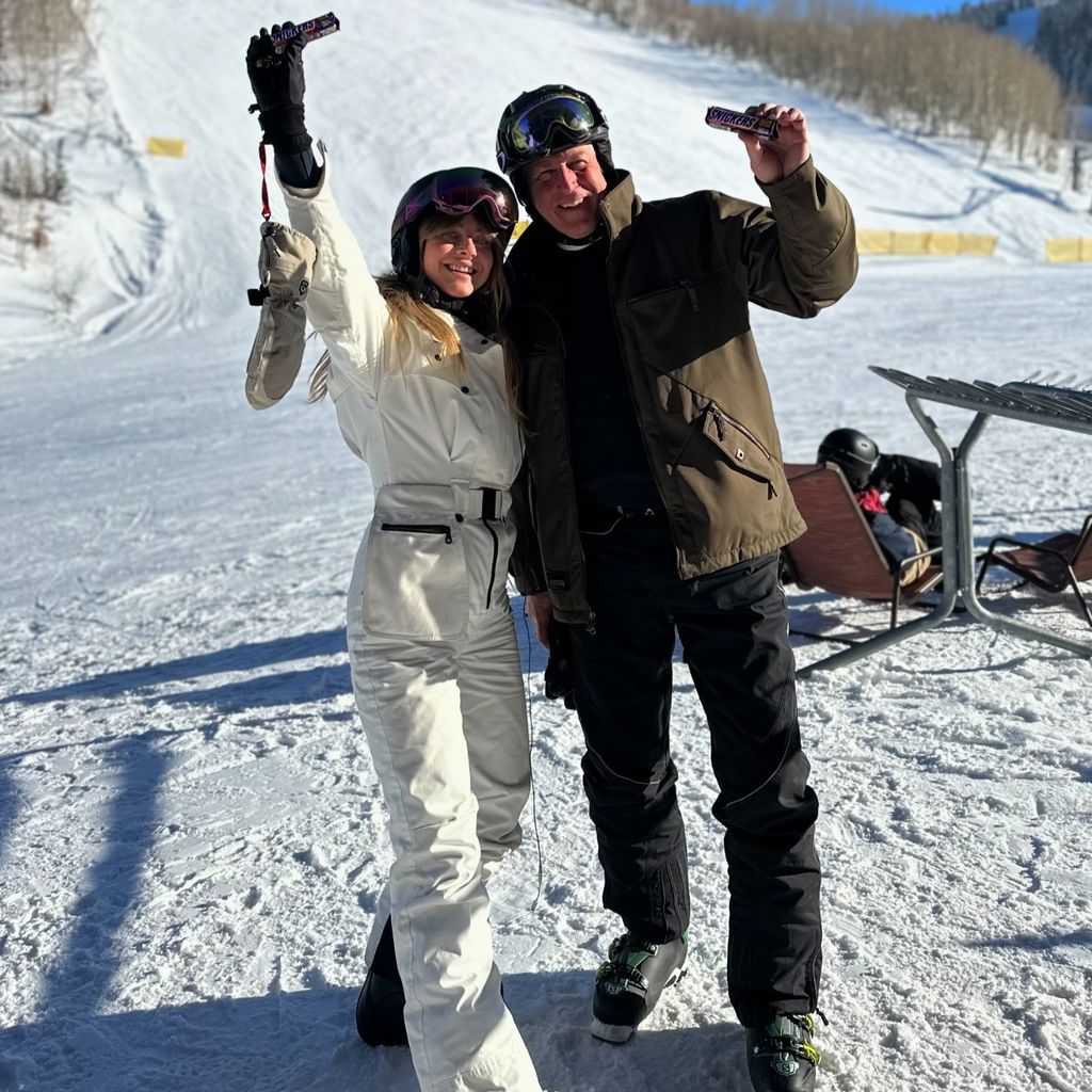 Julianne Hough mit ihrem Vater