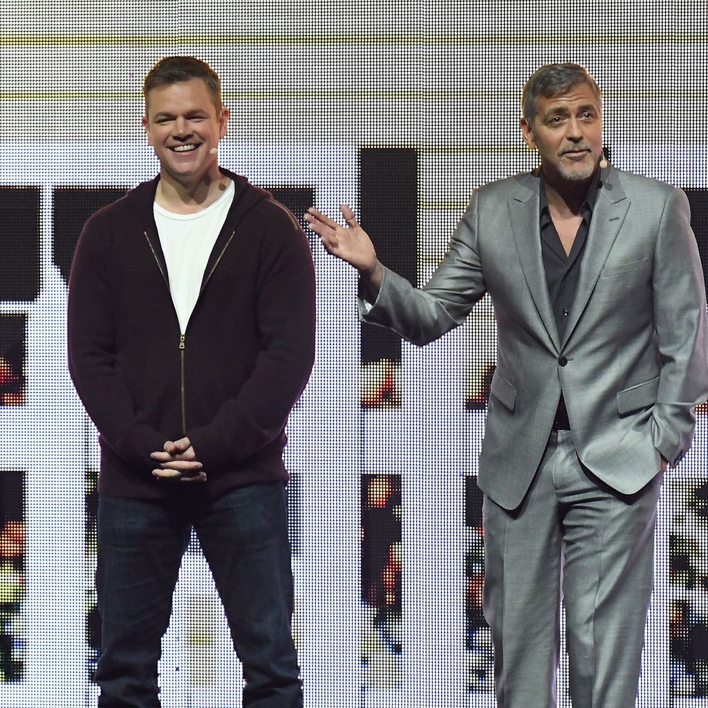 Julianne Moore, Matt Damon und George Clooney bei der CinemaCon 2017