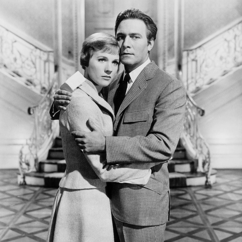 Julie Andrews und Christopher Plummer am Set von "The Sound of Music" (1965)