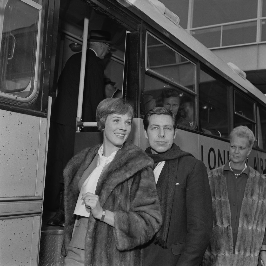 Julie Andrews und Tony Walton 1963