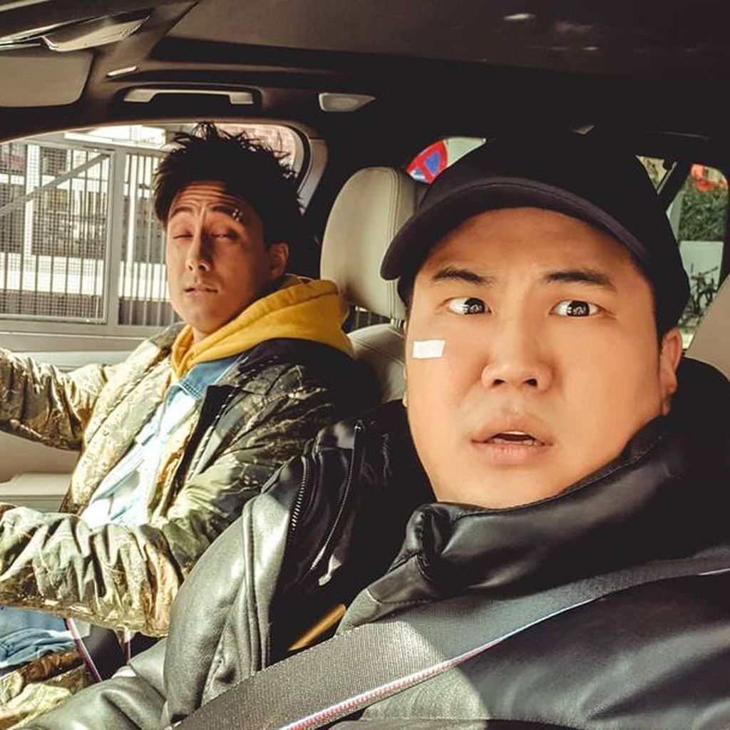 Julien Bam und Joon Kim bei den Dreharbeiten zu "Life's a Glitch With Julien Bam"