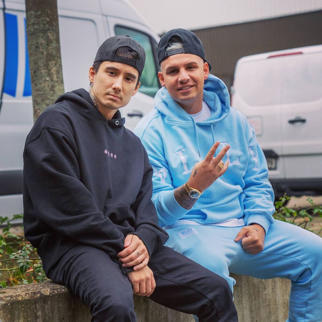 Julien Bam und Pietro Lombardi im Dezember 2021