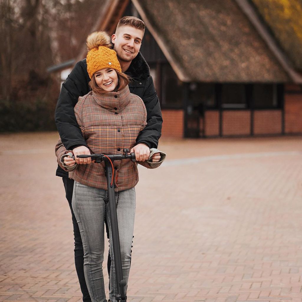 Julita und ihr Freund Florian im Januar 2020