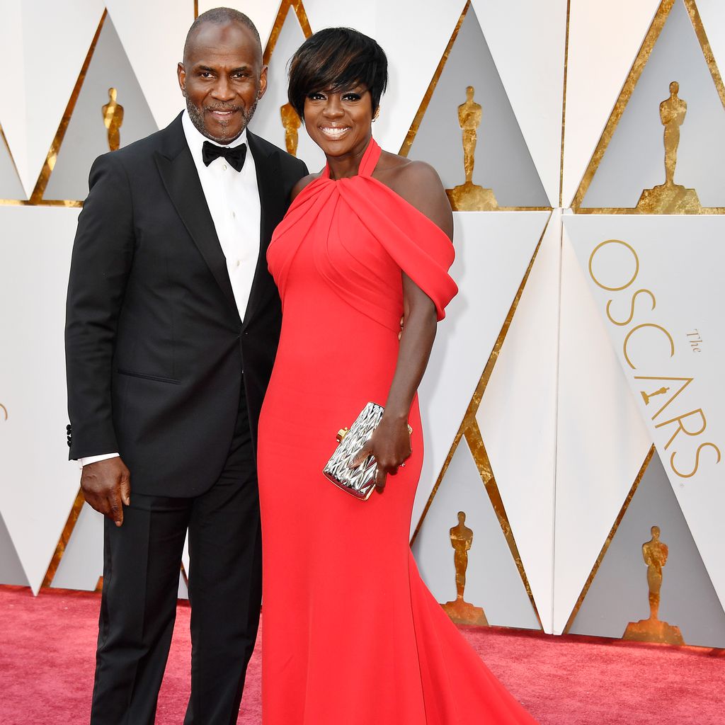 Julius Tennon und Viola Davis bei der Oscar-Verleihung in Hollywood 2017