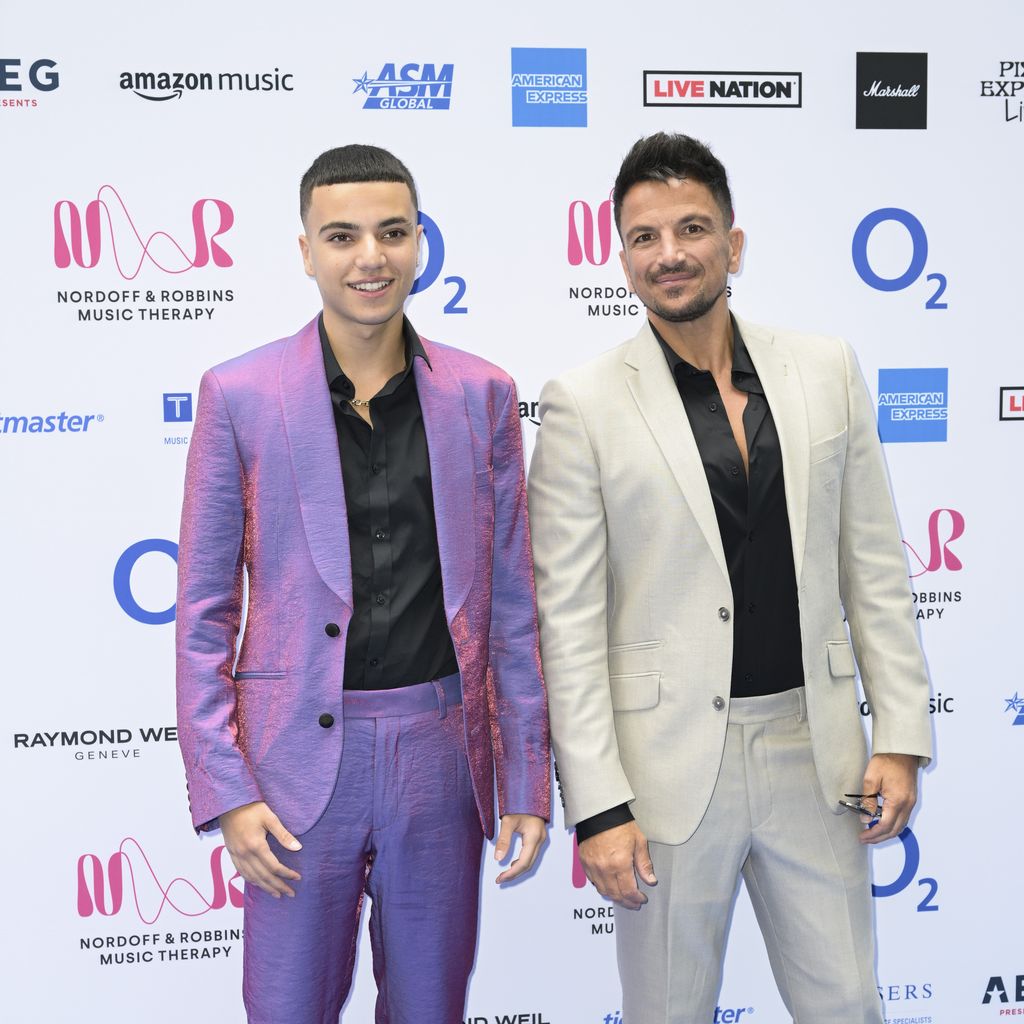 Junior Savva Andre und Peter Andre, 2023