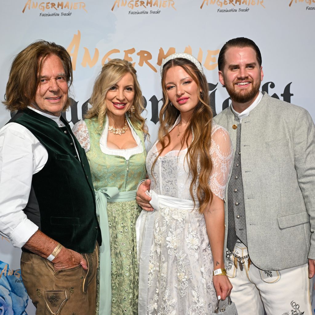 Jürgen Drews, Ramona Drews, Jolina Drews und Adrian Louis im September 2024