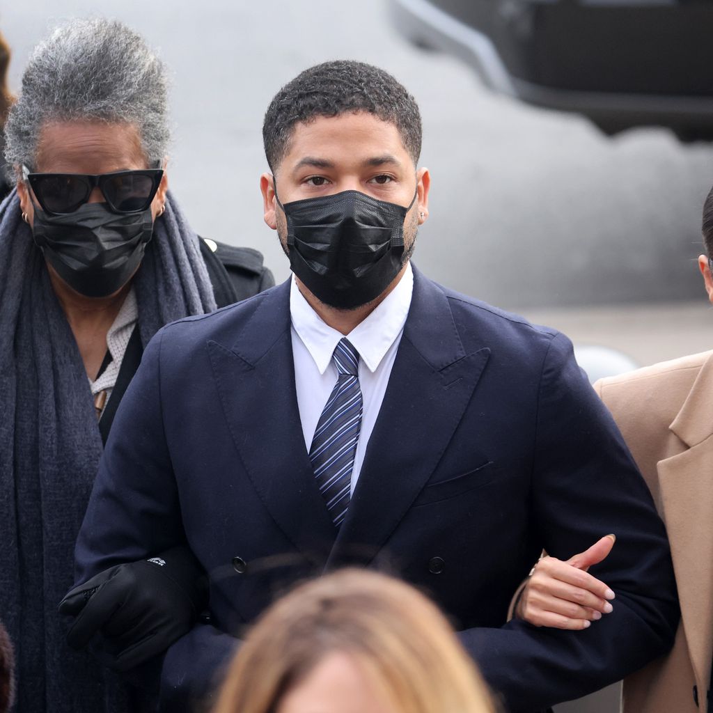 Jussie Smollett bei einem Prozesstag