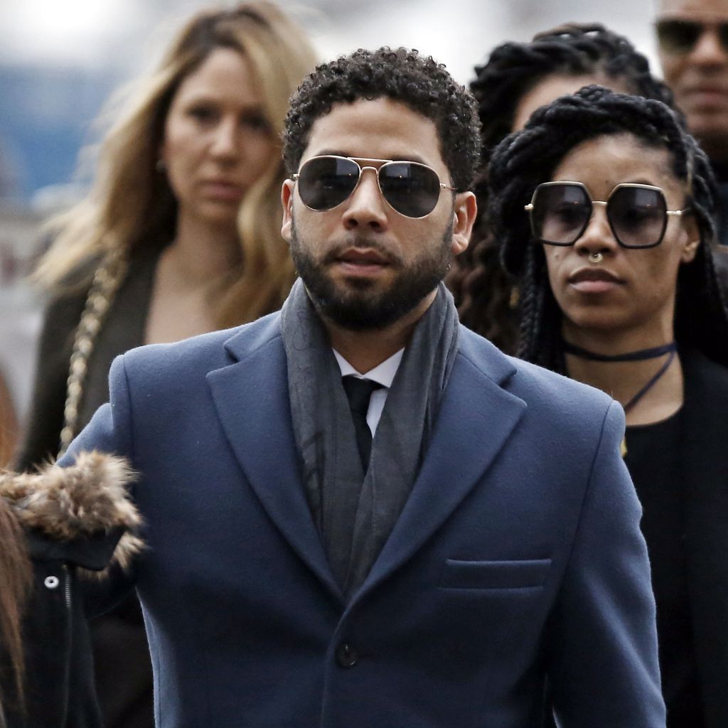 Jussie Smollett bei seiner Ankunft vor Gericht in Chicago